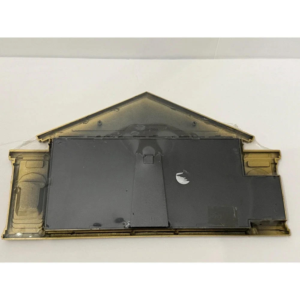 Vintage Gold Schoolhouse Plasti K-12 School Years Multi Photo Collage Frame New